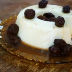 Budín de crema blanca