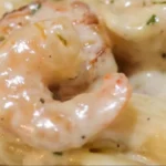 Pasta con Camarones (Salsa Alfredo Outback)