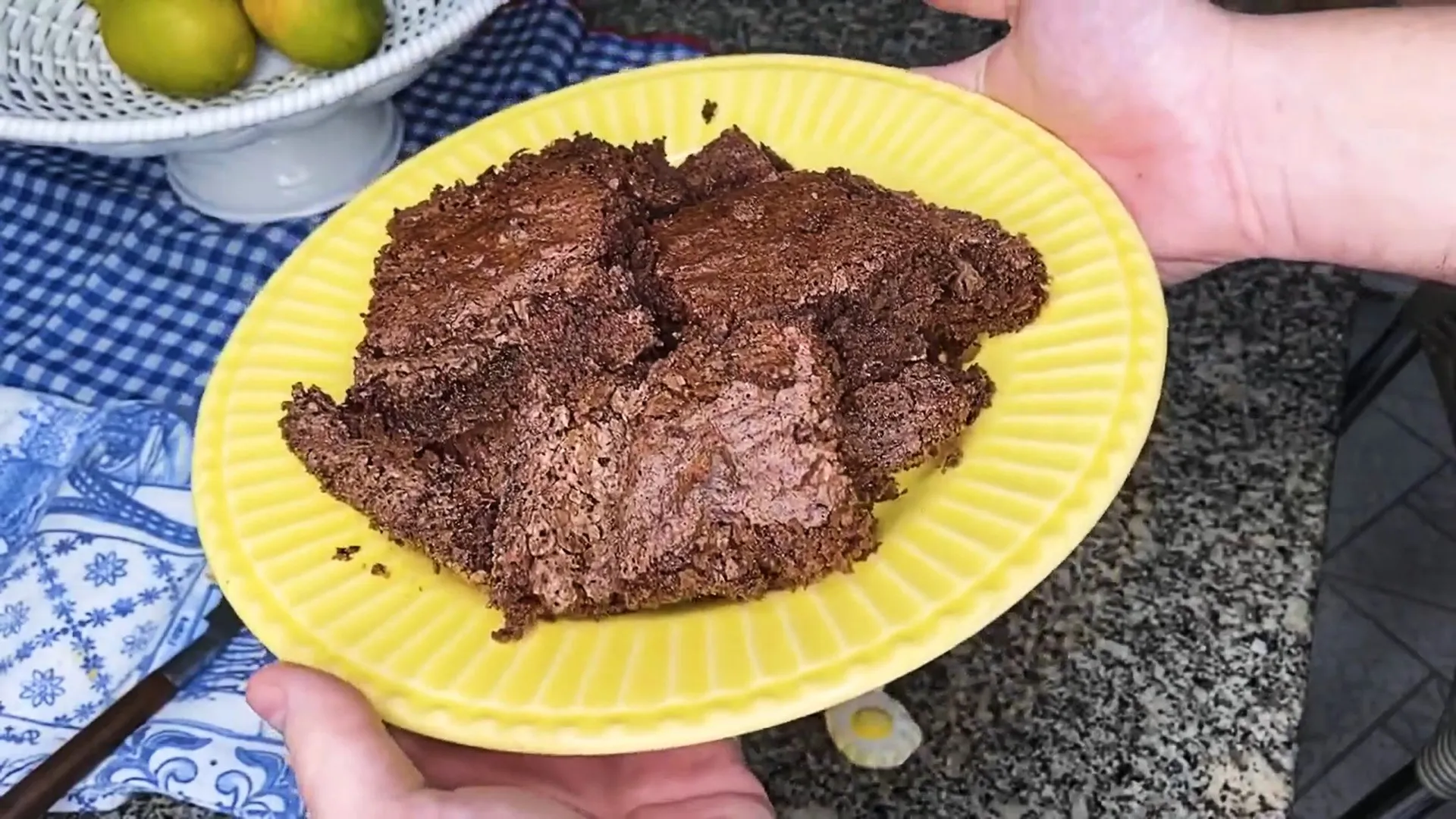 Tarta cremosa de chocolate