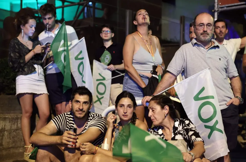 La extrema derecha pierde en el parlamento español