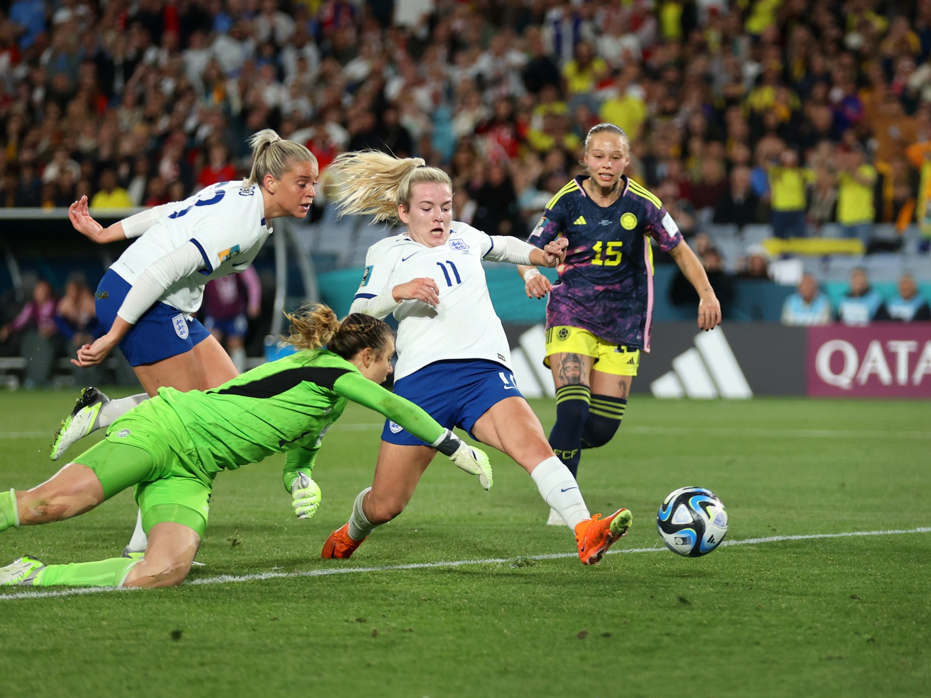 Inglaterra venció a Colombia 2-1 para establecer la semifinal de la Copa del Mundo con Australia |  Noticias de la Copa Mundial Femenina