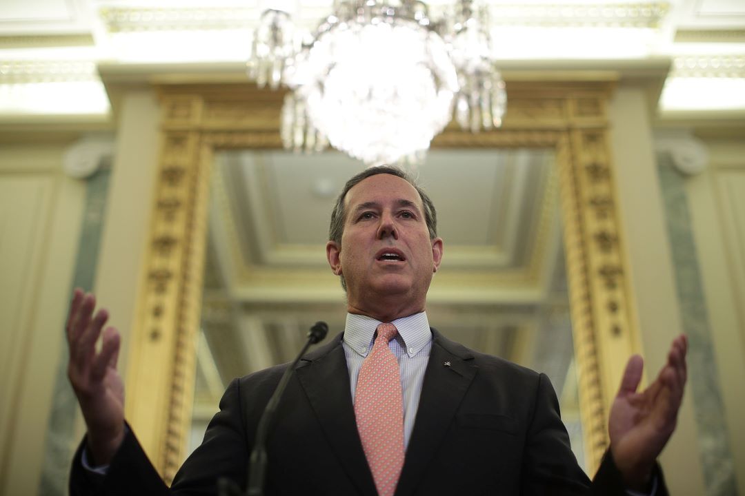 Rick Santorum acaba de salir y decir lo que los conservadores realmente piensan de la democracia