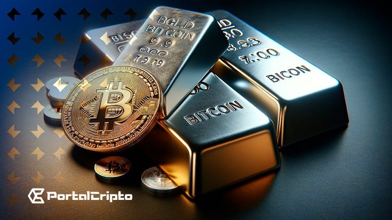 Bitcoin Digital Gold: BTC supera a la plata y apunta al oro en el mercado global